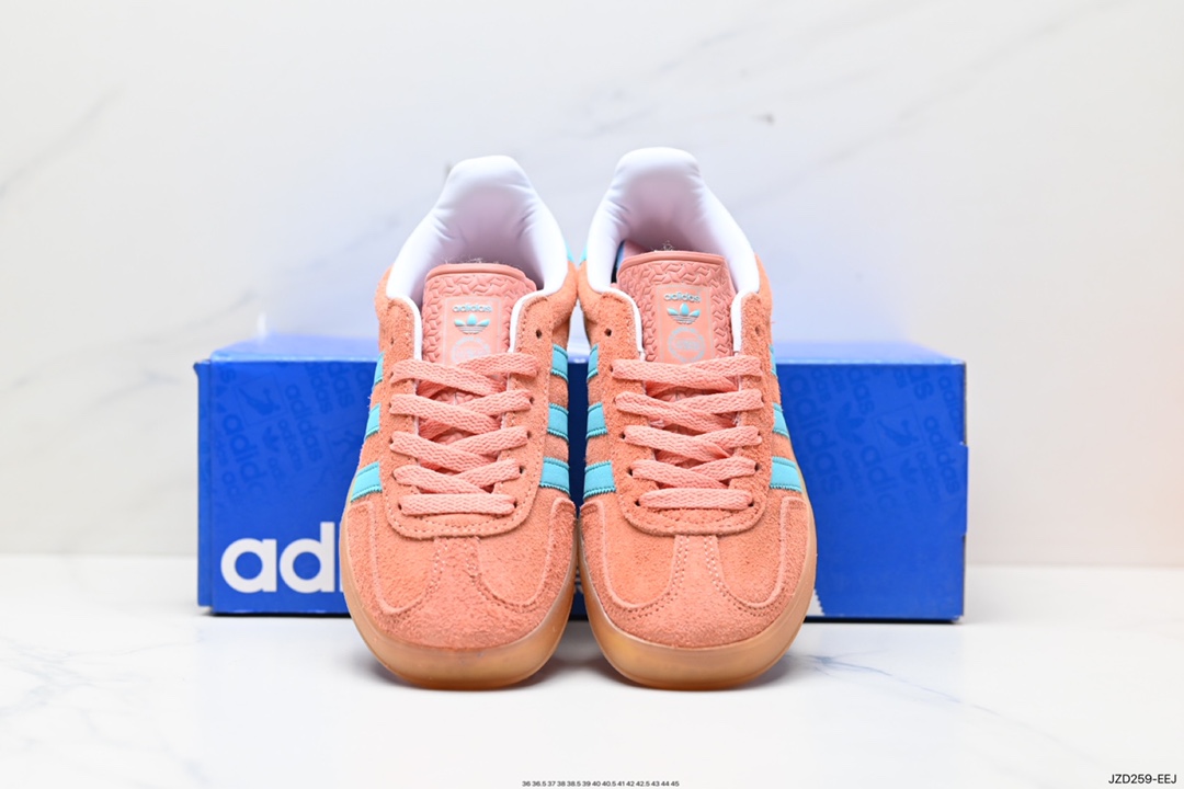 140 adidas Originals Gazelle INdoor 三叶草休闲防滑耐磨低帮板鞋  IH7499