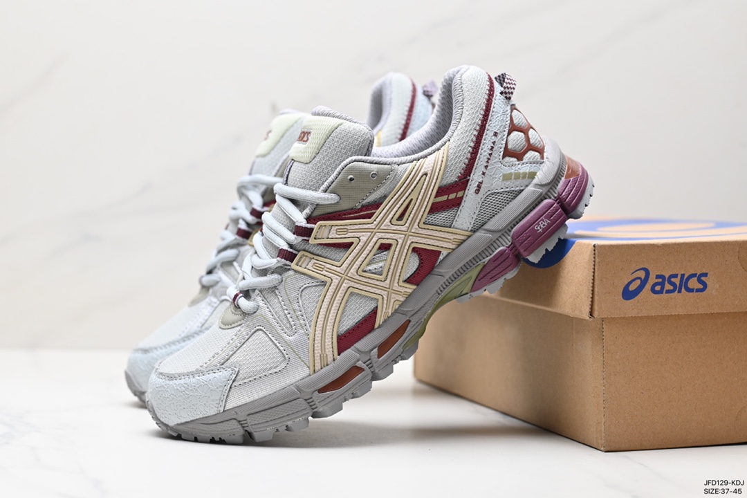 170 Asics Gel-Kahana 8 系列 浅灰 亚瑟士经典户外跑鞋 1011B109-400