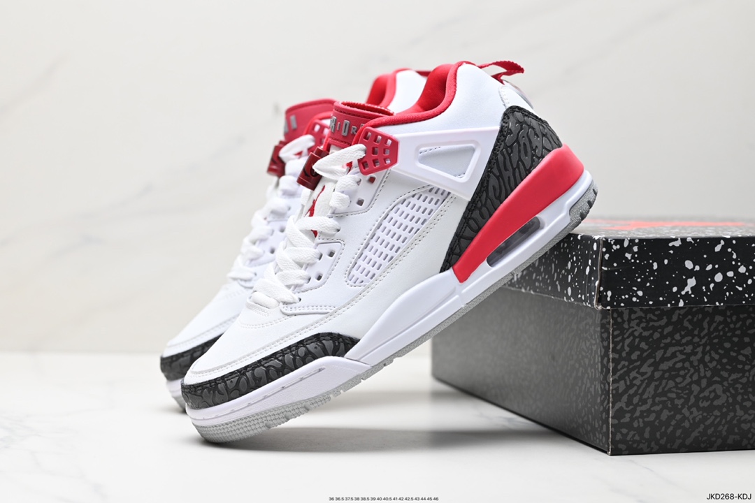 160 Jordan Spizike Low "Bred" AJ 乔丹合体元素 黑红配色 文化休闲板鞋 FQ1759-006