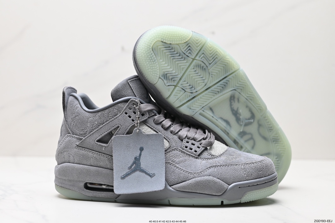 290 耐克Nike Wmns Air Jordan 4 Retro GS”Linen“迈克尔·乔丹AJ4代中帮复古休闲运动文化篮球鞋“白卡其”930155-003