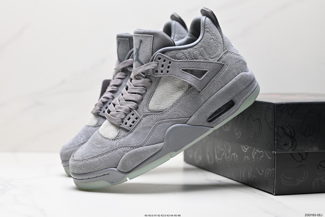 290 耐克Nike Wmns Air Jordan 4 Retro GS”Linen“迈克尔·乔丹AJ4代中帮复古休闲运动文化篮球鞋“白卡其”930155-003