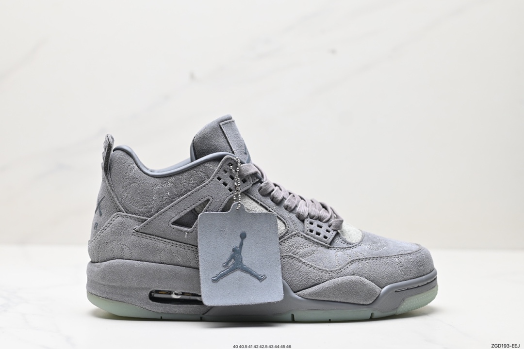 290 耐克Nike Wmns Air Jordan 4 Retro GS”Linen“迈克尔·乔丹AJ4代中帮复古休闲运动文化篮球鞋“白卡其”930155-003