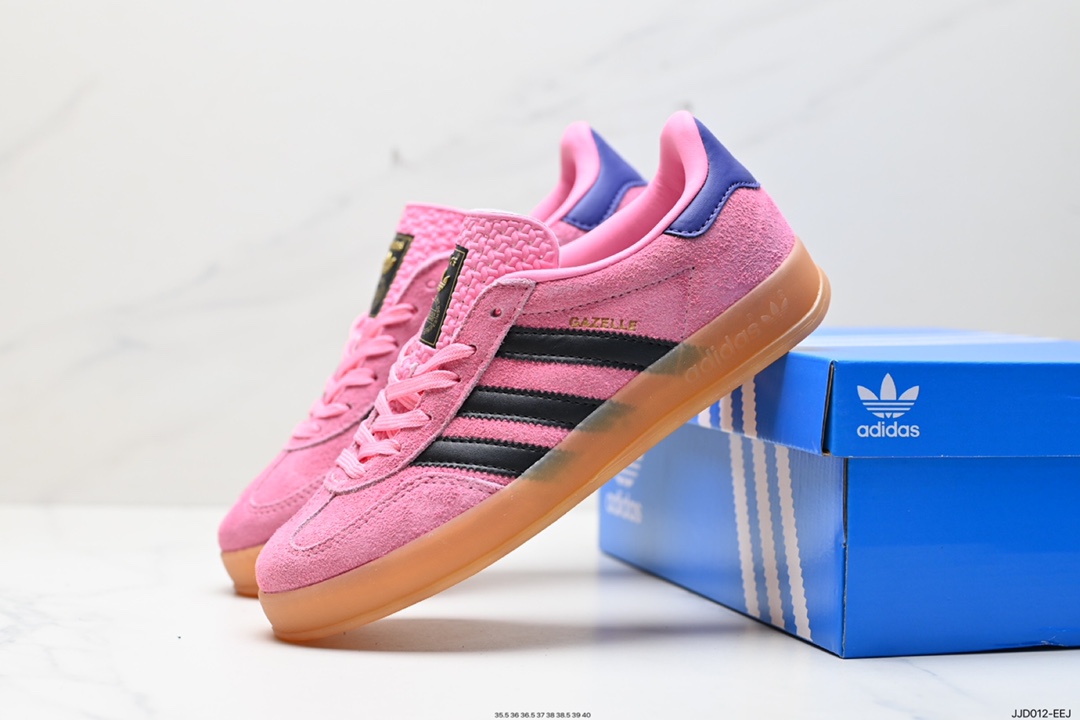 130 AD Gazelle Indoor Trainers 羚羊内训系列低帮复古百搭休闲运动德训风板鞋 IE7002