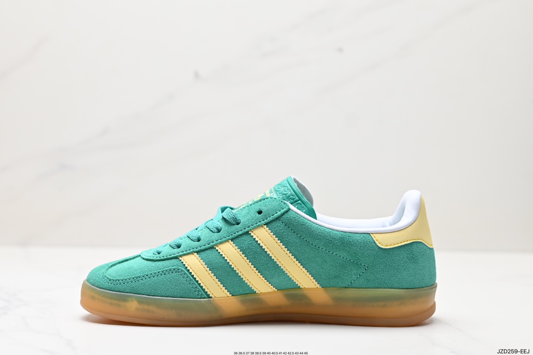 140 adidas Originals Gazelle INdoor 三叶草休闲防滑耐磨低帮板鞋  IH7499