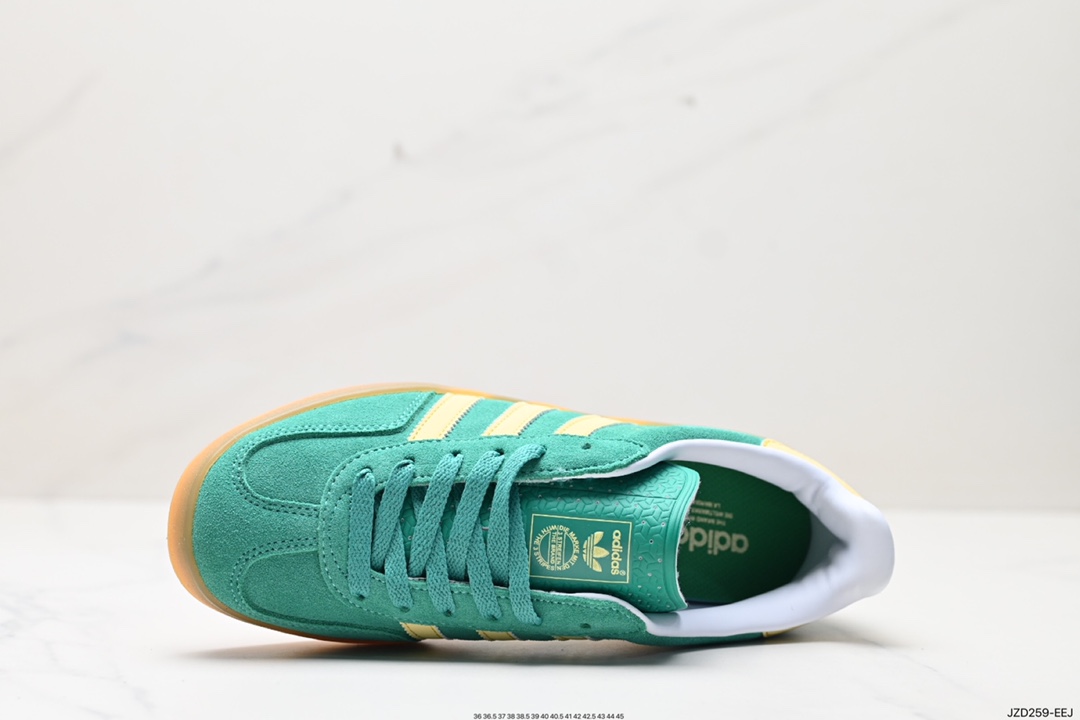 140 adidas Originals Gazelle INdoor 三叶草休闲防滑耐磨低帮板鞋  IH7499