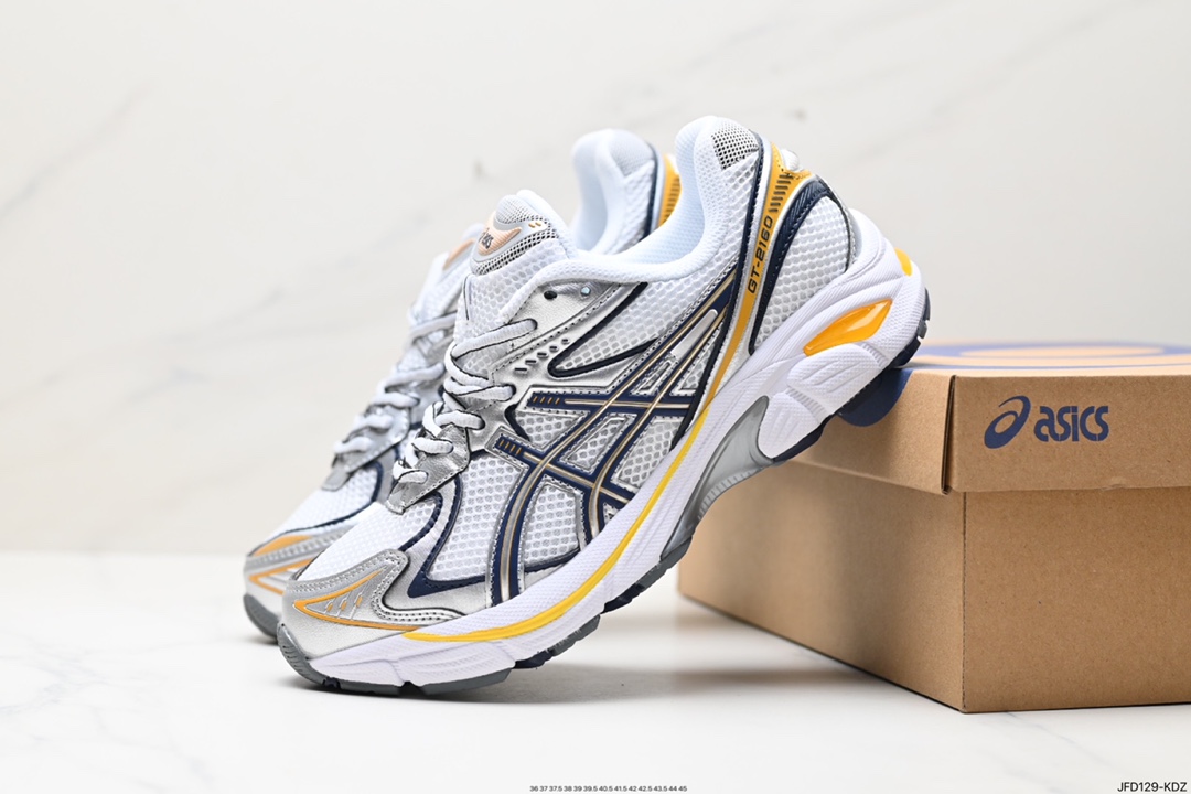 170 ASICS/亚瑟士 透气网眼鞋面配合部分合成革材质 CT-2160