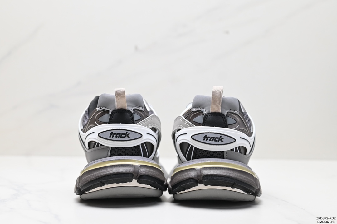 270 高奢品牌-巴黎世家 Balenciaga Sneaker Tess s.Gomma MAILLE WHITE/ORANGE  3.0代  三代户外概念鞋 542436 WIGB7 1214