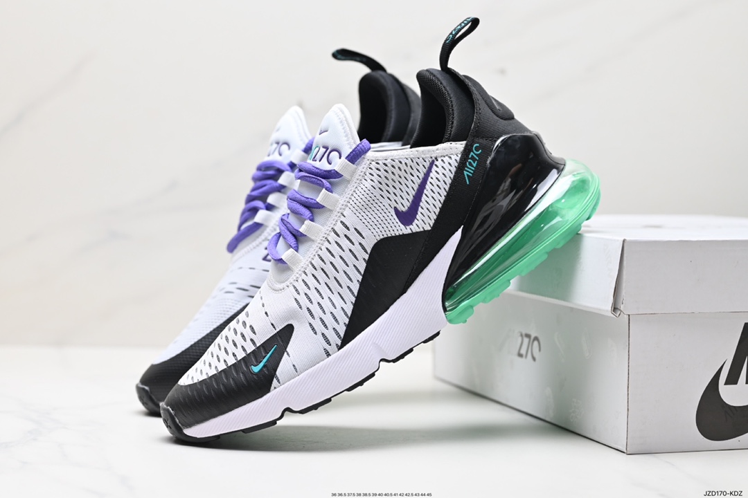 140 Nike Air Max 270混合科技透气后掌半气垫慢跑鞋  943345-015