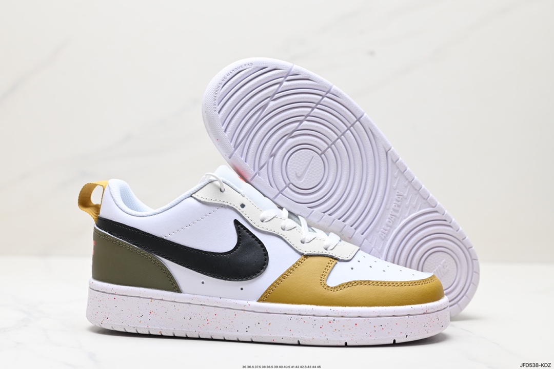 170 耐克Nike Court Vision Low 学院视觉系列休闲运动皮革板鞋 HF0744-109