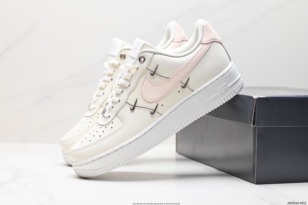 180 Nk Air Force 1‘07 Low 联名 玫瑰小金勾 空军一号低帮休闲板鞋 FV8110-181