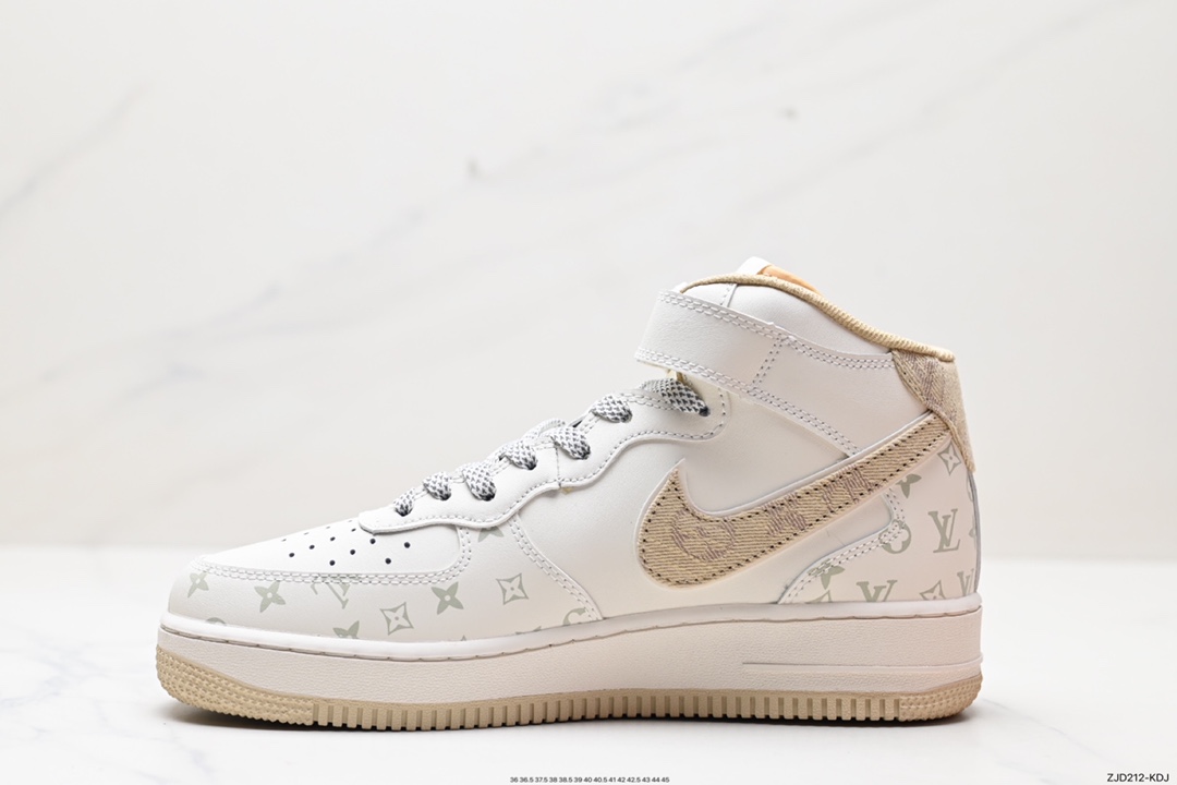 240 NIke Air Force 1 '07 Low “LV联名--浅黄牛仔暗夜精灵”空军一号  DV9988-600