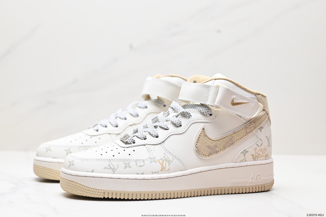 240 NIke Air Force 1 '07 Low “LV联名--浅黄牛仔暗夜精灵”空军一号  DV9988-600