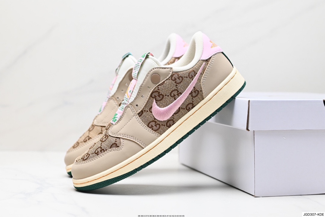 180 Air Jordan 1 Low Slip Shadow 全新配色 刺绣勾 解构风 AV3918-318