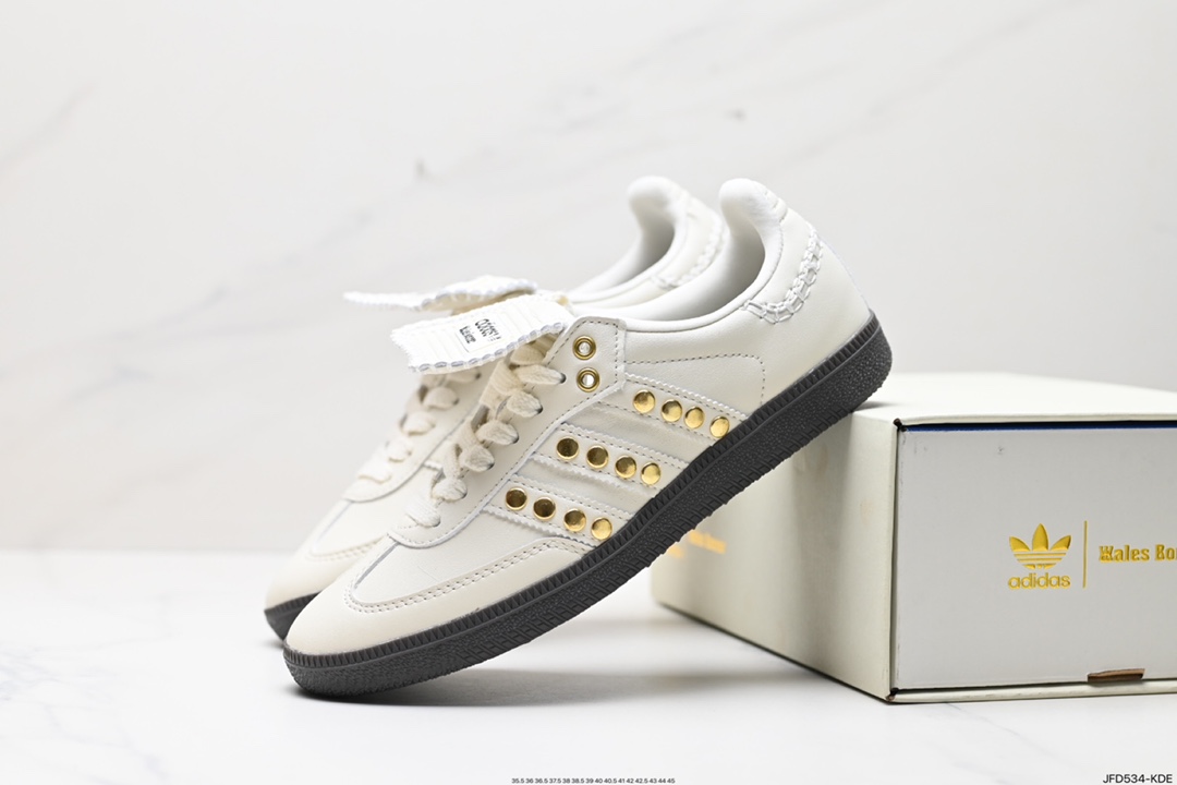 170 WALES BONNER x adidas originals Samba舒适百搭 防滑低帮板鞋  IG4304