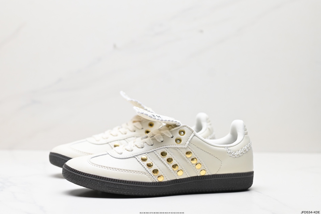 170 WALES BONNER x adidas originals Samba舒适百搭 防滑低帮板鞋  IG4304