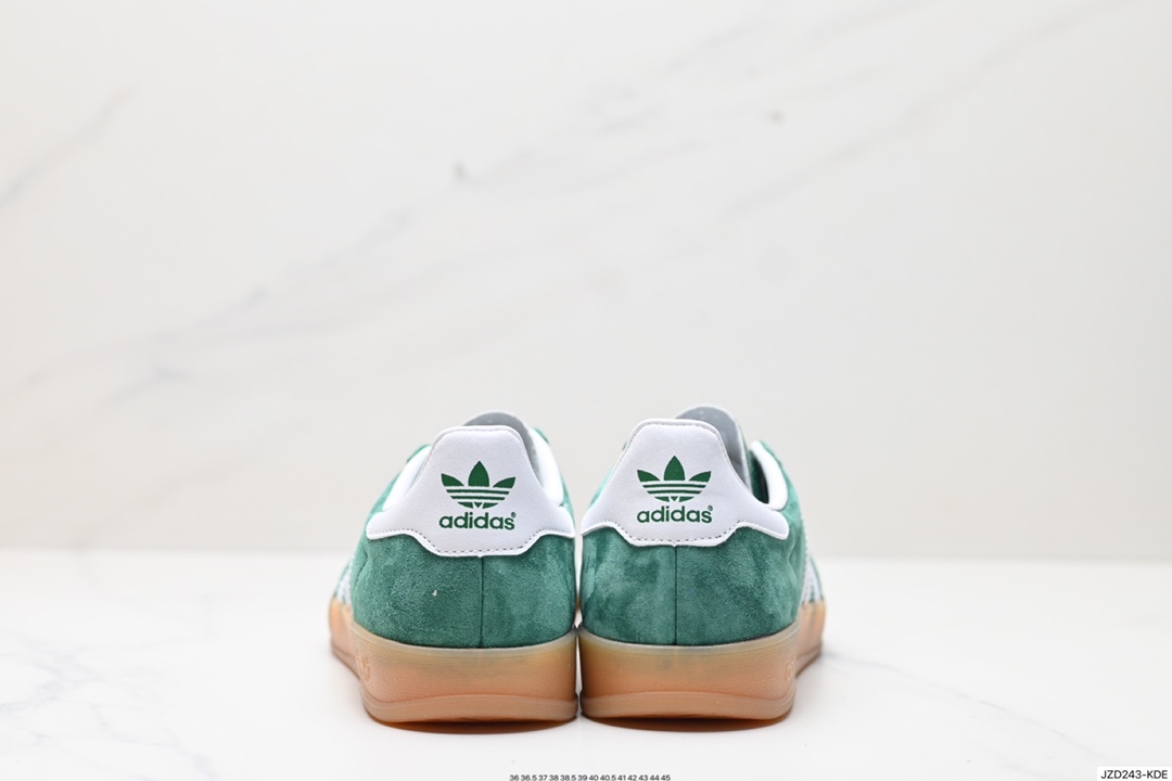 140 adidas Originals Gazelle 三叶草休闲防滑耐磨低帮板鞋 IG1596