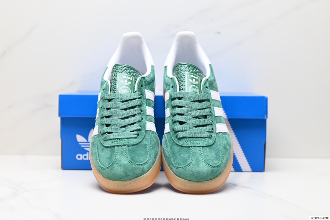 140 adidas Originals Gazelle 三叶草休闲防滑耐磨低帮板鞋 IG1596