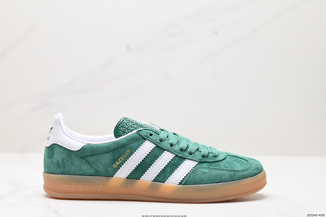 140 adidas Originals Gazelle 三叶草休闲防滑耐磨低帮板鞋 IG1596