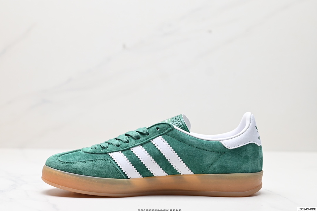 140 adidas Originals Gazelle 三叶草休闲防滑耐磨低帮板鞋 IG1596