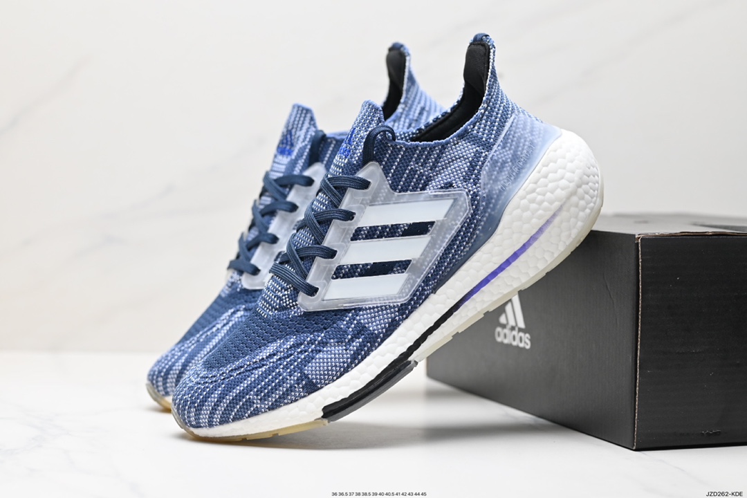 140 真爆阿迪达斯Adidas Ultraboost DNA UB7.0 全掌爆米花休闲运动跑鞋 FY0377