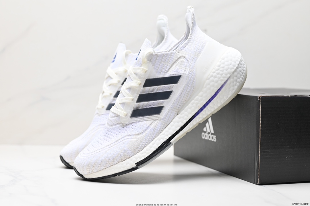 140 真爆阿迪达斯Adidas Ultraboost DNA UB7.0 全掌爆米花休闲运动跑鞋 FY0377