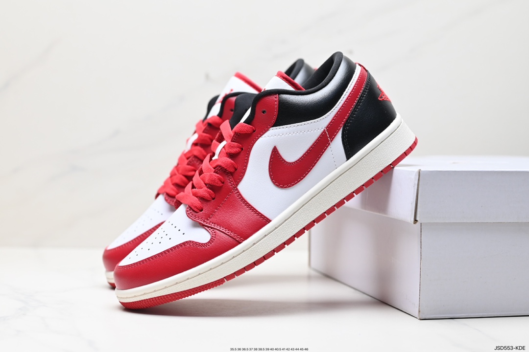 200 Air Jordan 1 Low 红脚趾 AJ1乔1低帮休闲板鞋 553558-612