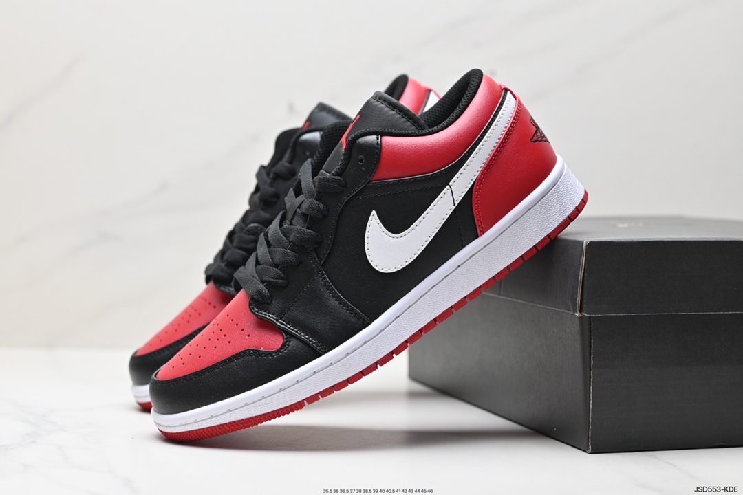 200 Air Jordan 1 Low 红脚趾 AJ1乔1低帮休闲板鞋 553558-612