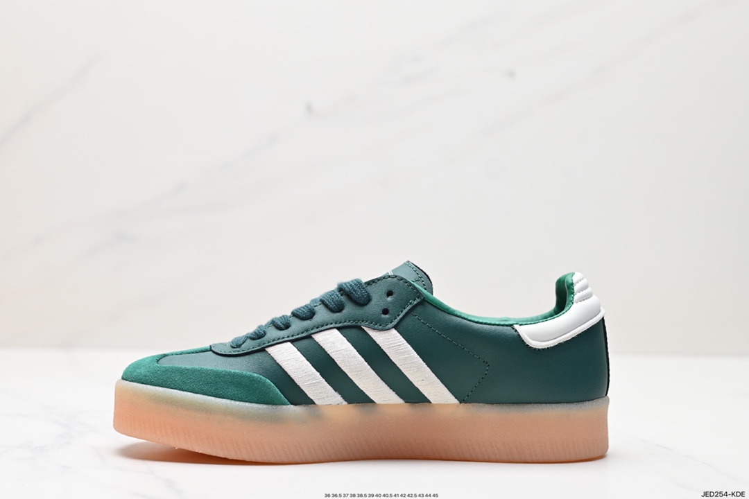 150 阿迪达斯三叶草Adidas Originals Samba Vegan OG”SPD“桑巴舞板鞋 IF1835