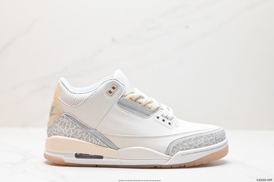 240 Air Jordan 3 Retro ”Hide and Sneak“ 白灰棕  FJ9479-100