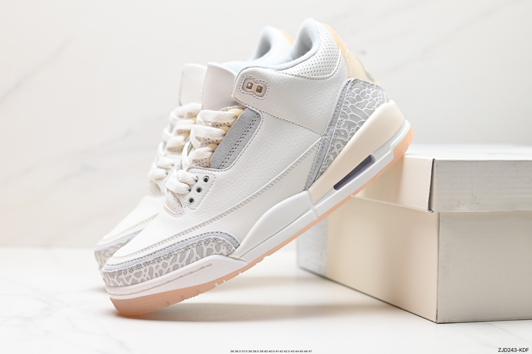 240 Air Jordan 3 Retro ”Hide and Sneak“ 白灰棕  FJ9479-100