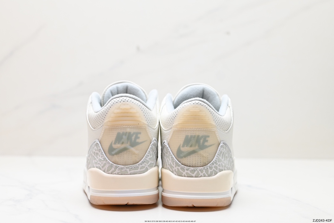 240 Air Jordan 3 Retro ”Hide and Sneak“ 白灰棕  FJ9479-100