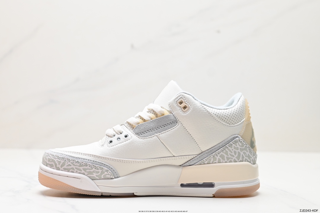 240 Air Jordan 3 Retro ”Hide and Sneak“ 白灰棕  FJ9479-100