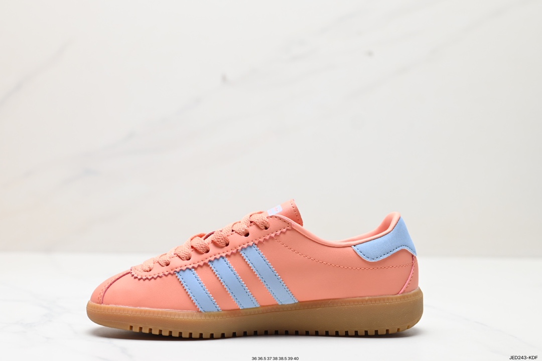 150 Adidas Originals Bermuda  绒面麂皮防滑耐磨轻便低帮板鞋 CQ2784