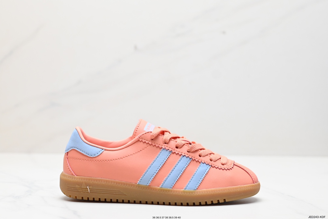 150 Adidas Originals Bermuda  绒面麂皮防滑耐磨轻便低帮板鞋 CQ2784