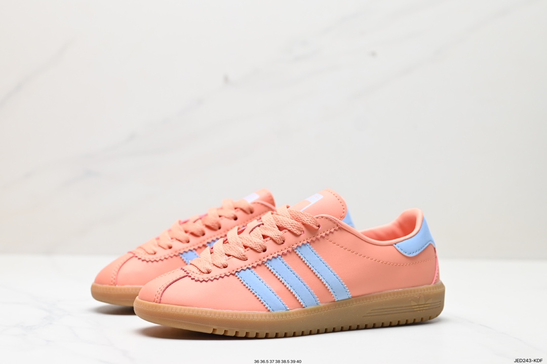 150 Adidas Originals Bermuda  绒面麂皮防滑耐磨轻便低帮板鞋 CQ2784