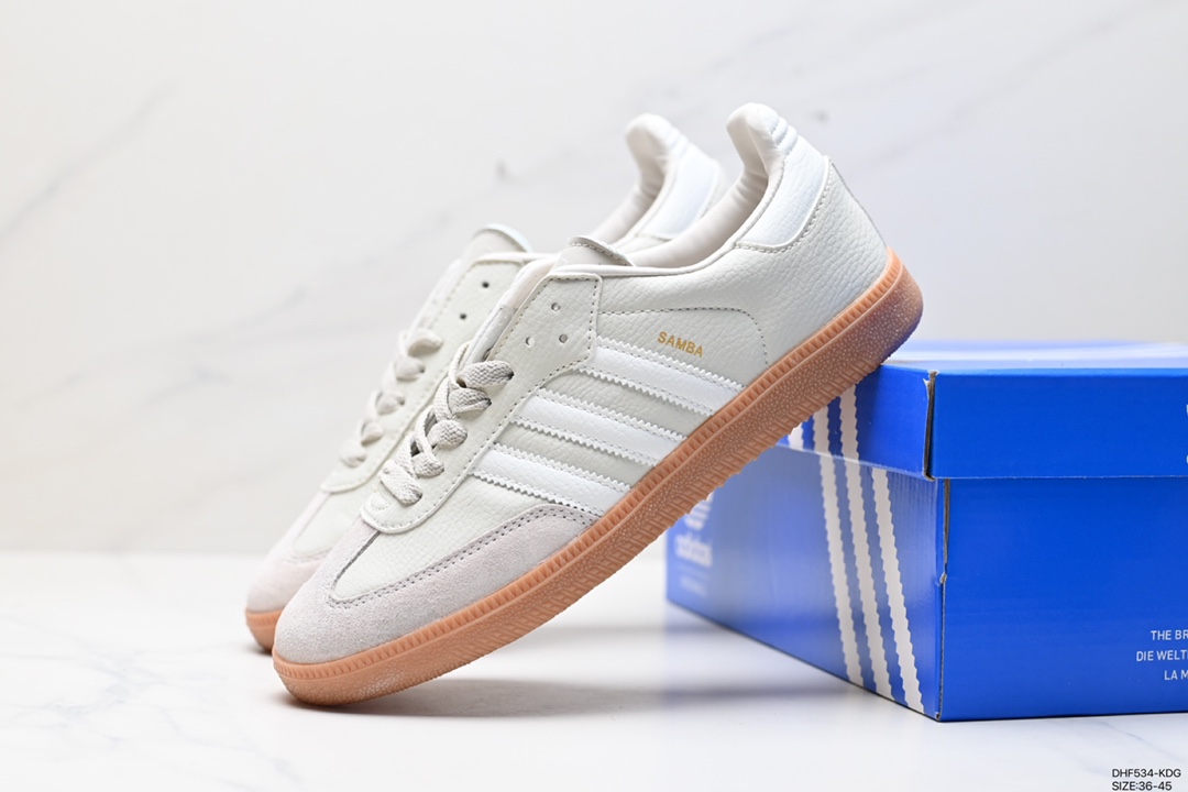 95 阿迪达斯三叶草Adidas Originals Samba Vegan OG桑巴舞板鞋 IF5660