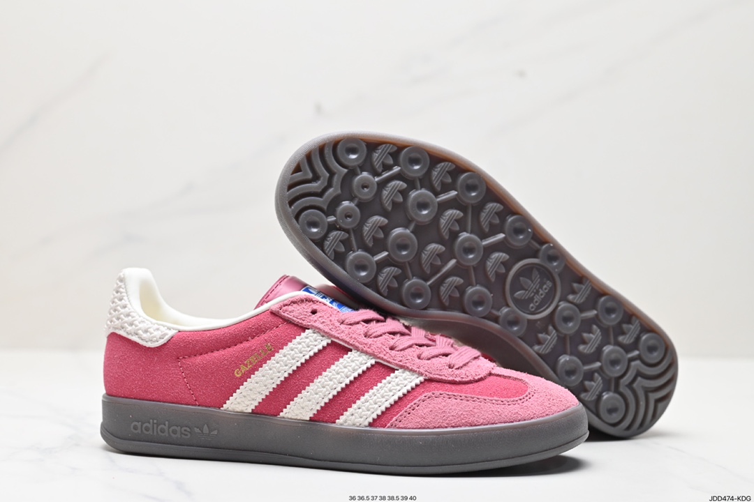 120 阿迪达斯Adidas Originals Gazelle Indoor 三叶草复古防滑耐磨低帮板鞋 IF1809