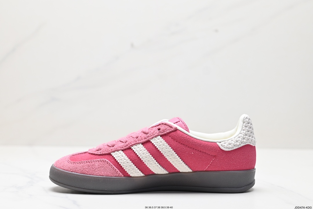 120 阿迪达斯Adidas Originals Gazelle Indoor 三叶草复古防滑耐磨低帮板鞋 IF1809