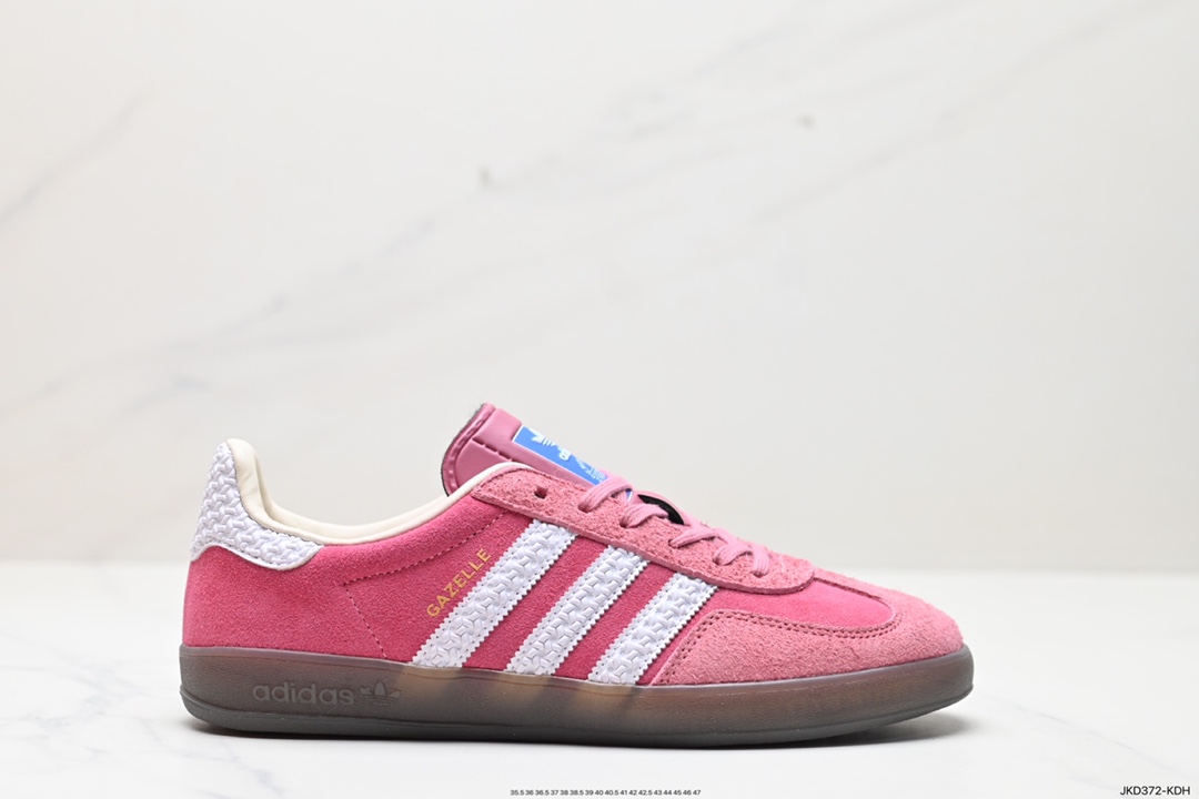 160 阿迪达斯Adidas Originals Gazelle Indoor 三叶草复古防滑耐磨低帮板鞋 IF1809