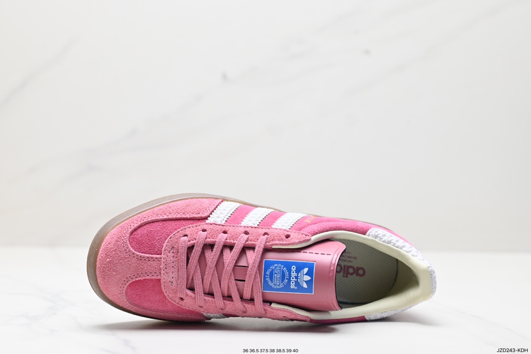 140 阿迪达斯Adidas Originals Gazelle Indoor 三叶草复古防滑耐磨低帮板鞋 IF1809