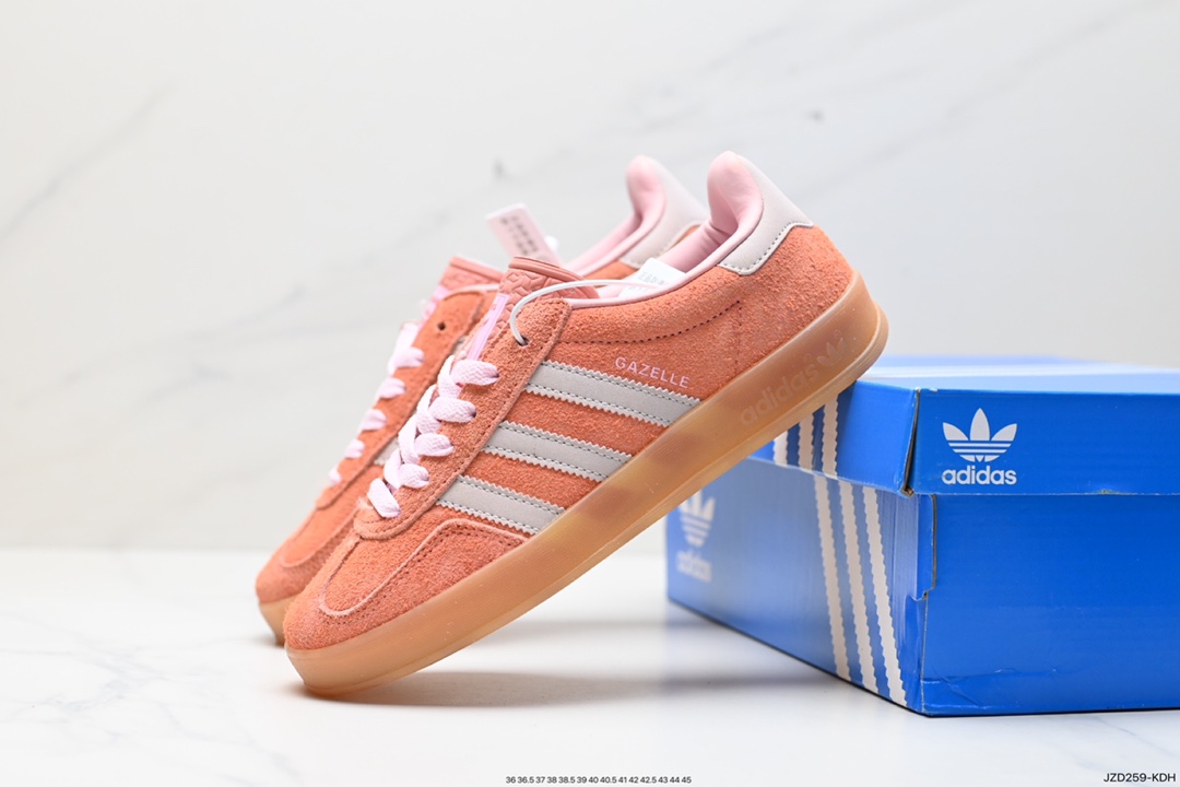 140 AD originals Gazelle Indoor 红白 运动鞋 IE2946