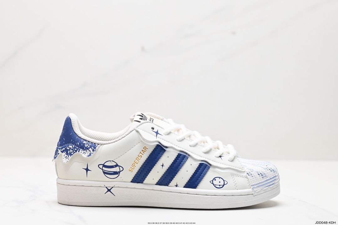 120 阿迪达斯Adidas三叶草 Originals Superstar Pride RM贝壳头系列低帮板鞋 HQ4256