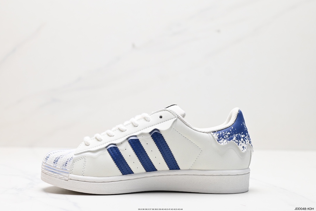 120 阿迪达斯Adidas三叶草 Originals Superstar Pride RM贝壳头系列低帮板鞋 HQ4256