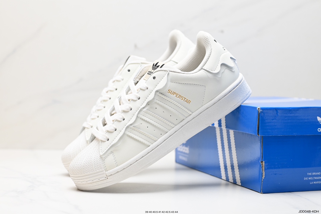 120 阿迪达斯Adidas三叶草 Originals Superstar Pride RM贝壳头板鞋 HQ4256