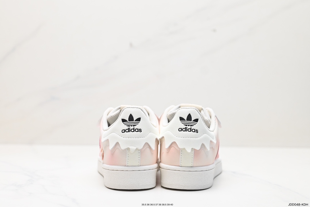 120 阿迪达斯Adidas三叶草 Originals Superstar Pride RM贝壳头板鞋 HQ4256