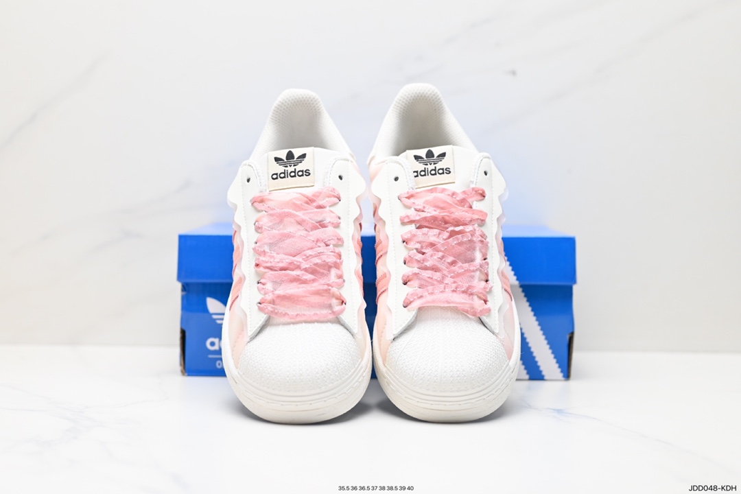 120 阿迪达斯Adidas三叶草 Originals Superstar Pride RM贝壳头板鞋 HQ4256