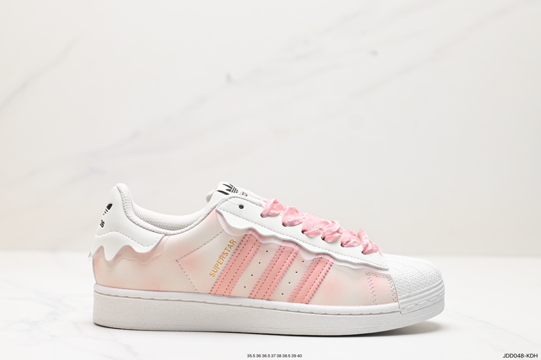 120 阿迪达斯Adidas三叶草 Originals Superstar Pride RM贝壳头板鞋 HQ4256