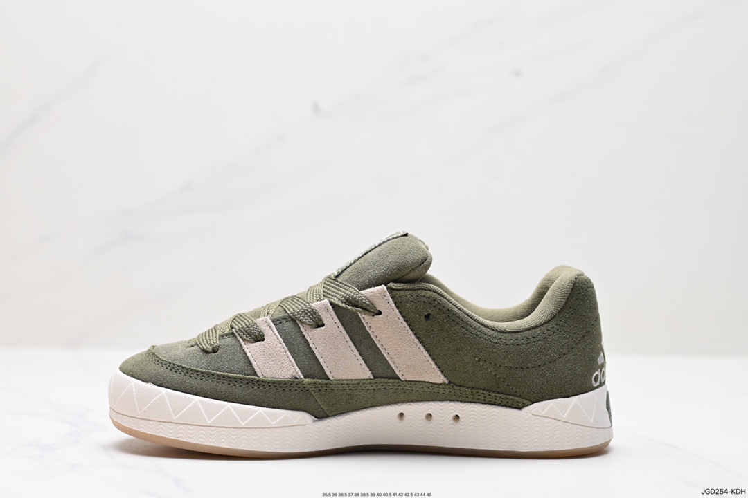 180 Adidas Adimatic Low 马蒂奇系列低帮 复古鲨鱼面包鞋运动休闲滑板板鞋 IE9864