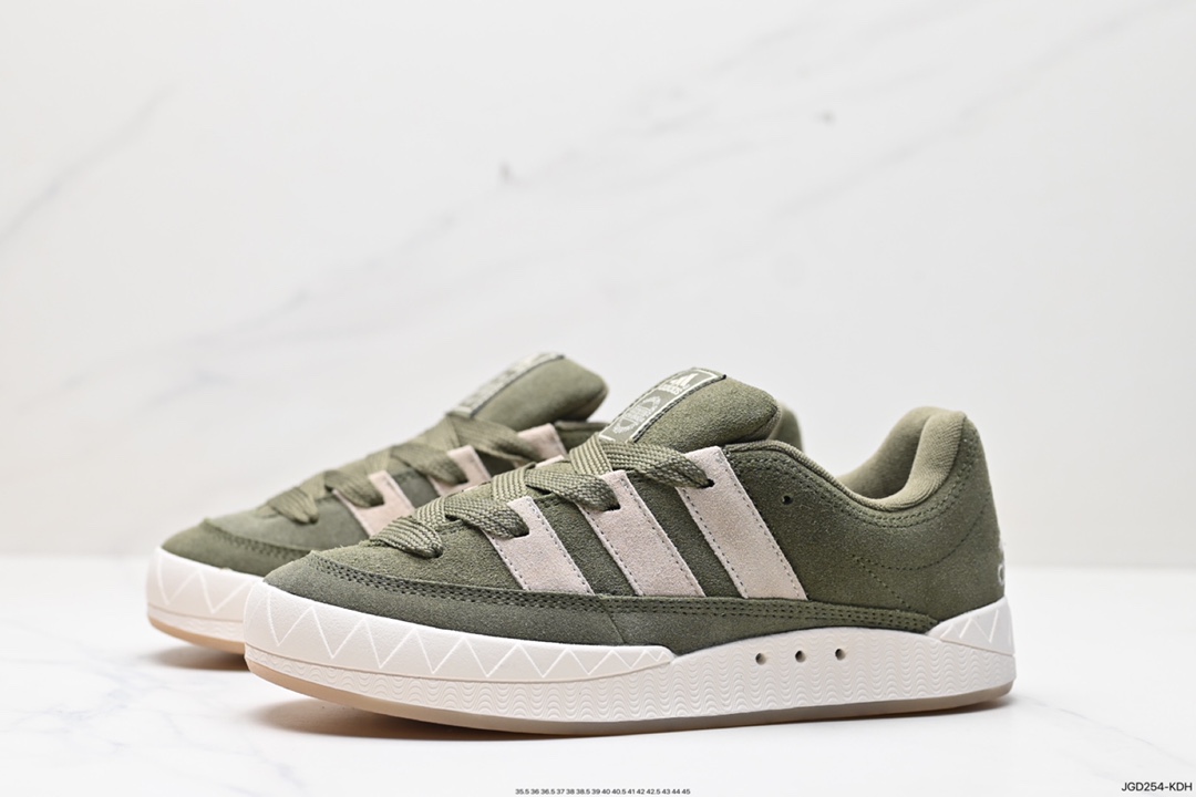 180 Adidas Adimatic Low 马蒂奇系列低帮 复古鲨鱼面包鞋运动休闲滑板板鞋 IE9864