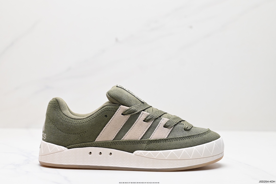 180 Adidas Adimatic Low 马蒂奇系列低帮 复古鲨鱼面包鞋运动休闲滑板板鞋 IE9864